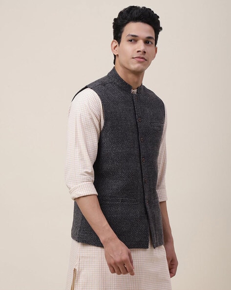 Buy Grey 3 Piece Ethnic Suit for Men by Fabindia Online Ajio