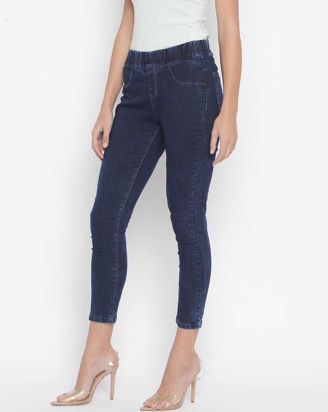 Buy Dark Blue Jeans & Jeggings for Women by TALES & STORIES Online