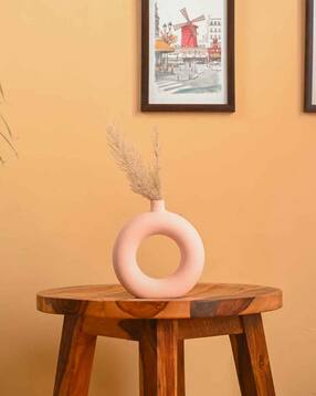 Geometric Pattern Decorative Vase