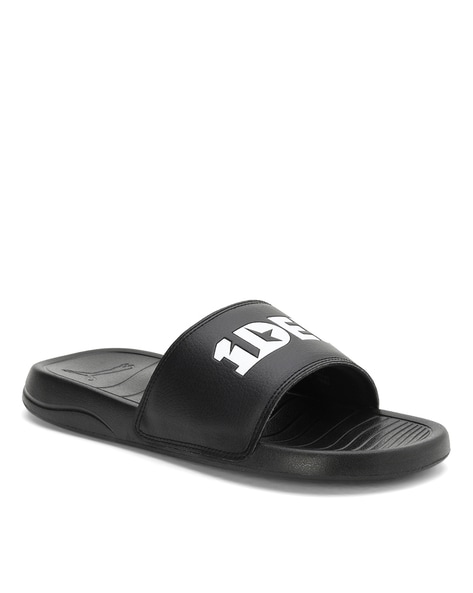 Buy Unisex Black PUMA X RCB Slides Flip Flops From Fancode