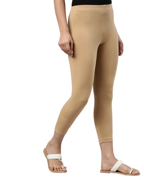 Order GO COLOURS COTTON LYCRA ANKLE LENGTH LEGGINGS RAMA GREEN COLOUR Online  From ART INDIA,Bangalore