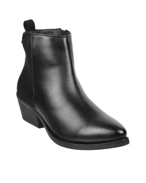 Mochi Ankle-Length Heeled Boots