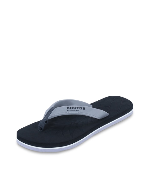 Buy Black Flip Flop & Slippers for Women by Doctor Extra Soft Online