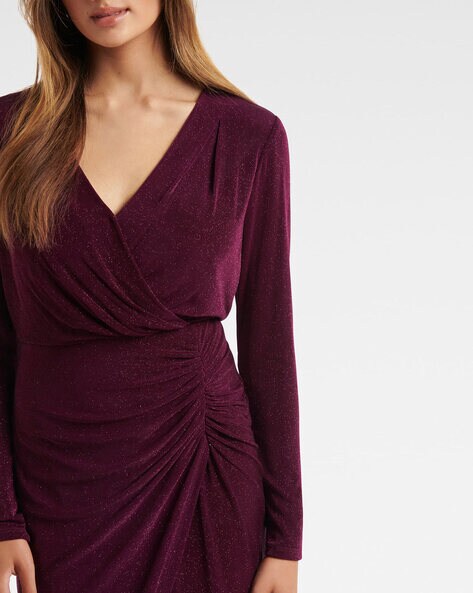 Forever your girl hotsell plum purple bodycon dress