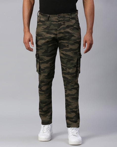 Buy SAPPER Mens Cotton Brown Elasticated Camouflage Printed Trousers in  India at best price f2fmartcom