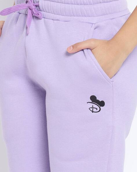 Shop Minnie Mouse Print Joggers with Tape Detail Online