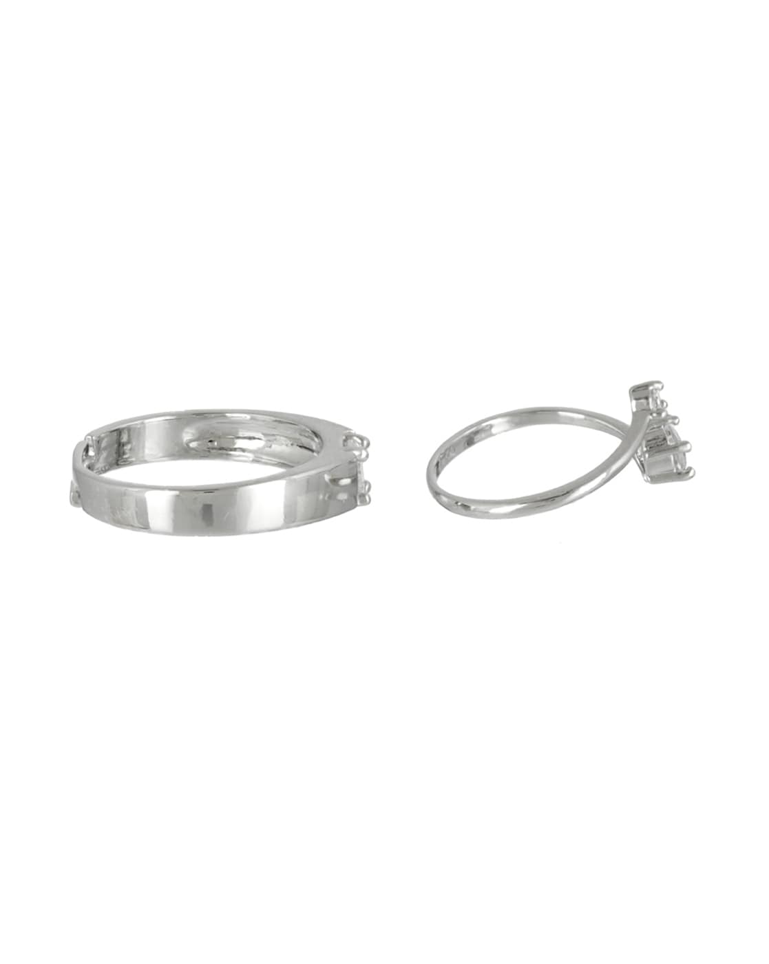 Buy Silver Rings for Men by Bold by Priyaasi Online