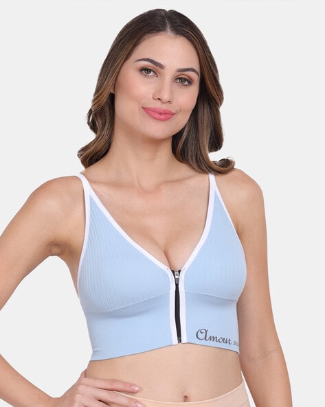 Buy Sky blue Bras for Women by AMOUR SECRET Online