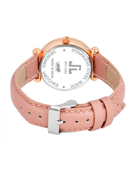 Geneva hot sale pink watch