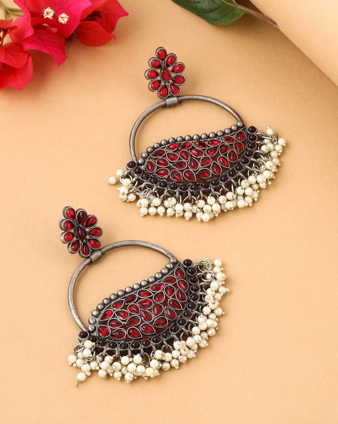 Blush Tigerlily Earrings – Anabela Chan Joaillerie