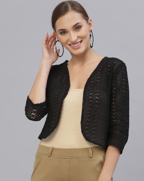 Knitted shrugs clearance online