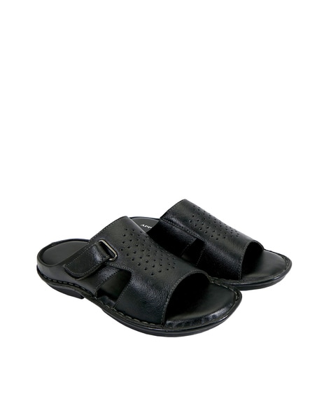 Leather Slip On Sliders