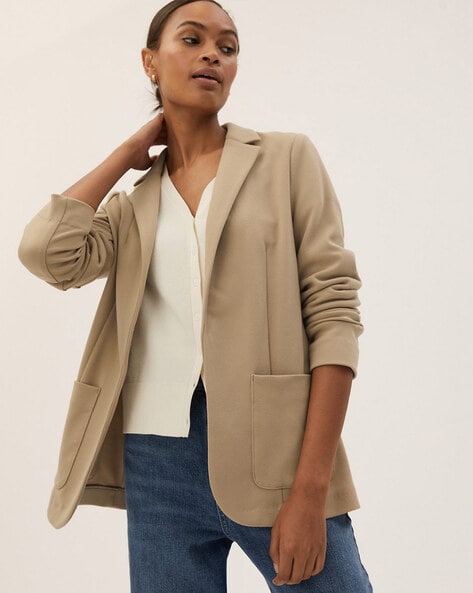 Beige Blazers for Women