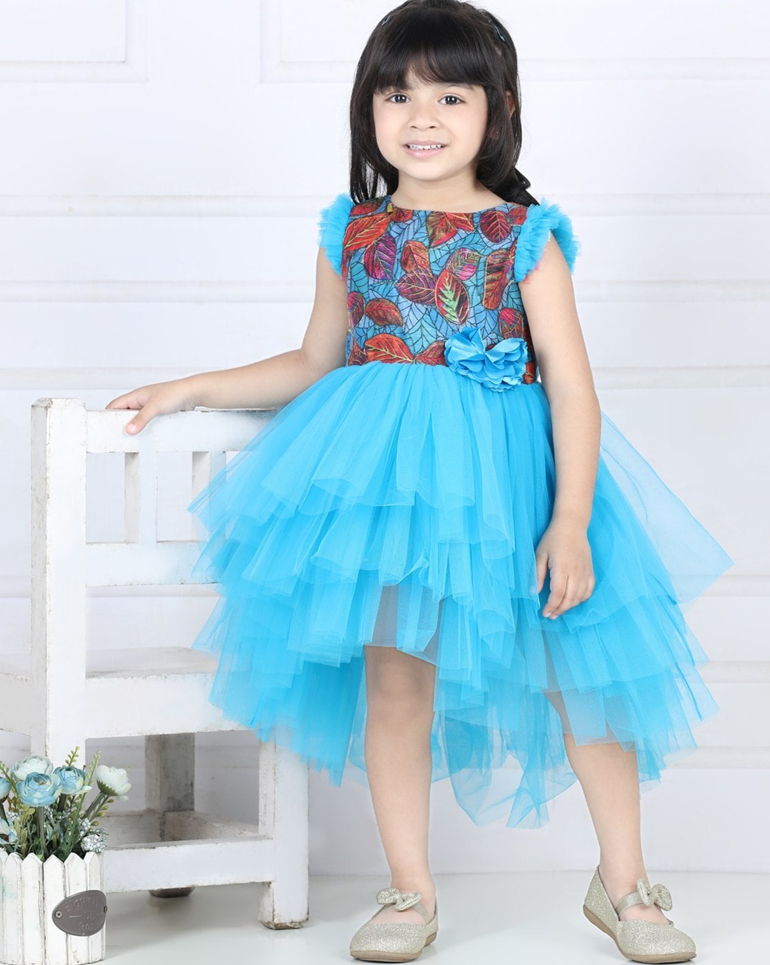 Buy Yellow Dresses & Frocks for Girls by TOY BALLOON Online | Ajio.com