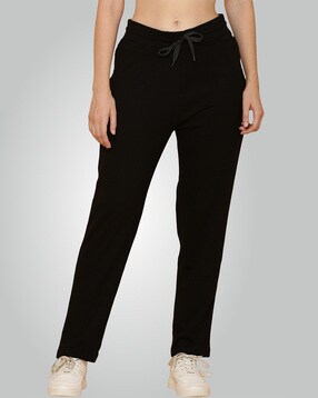 Buy Black Track Pants for Women by LAABHA Online