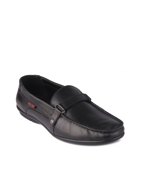 Red Chief Loafers And Moccasins : Buy Red Chief Black Solid Leather Square  Toe Formal Loafer Shoes For Men Online