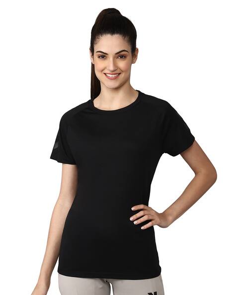 Buy Black Tshirts for Women by Hummel Online