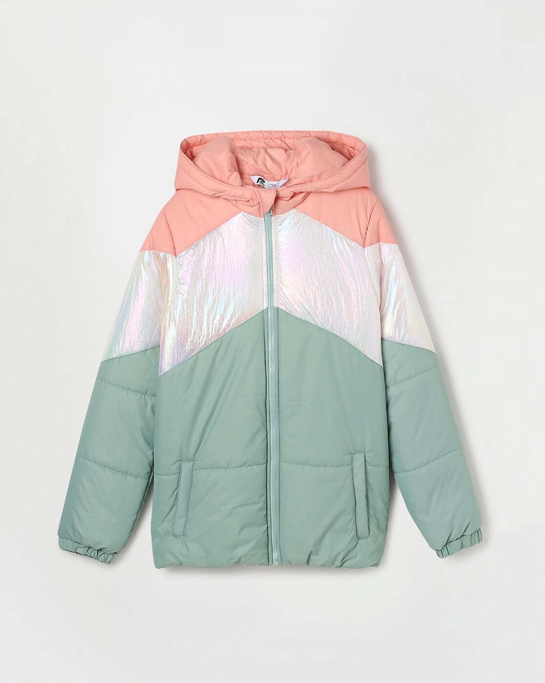 Buy U.S. Polo Assn. High Neck Color Block Jacket - NNNOW.com