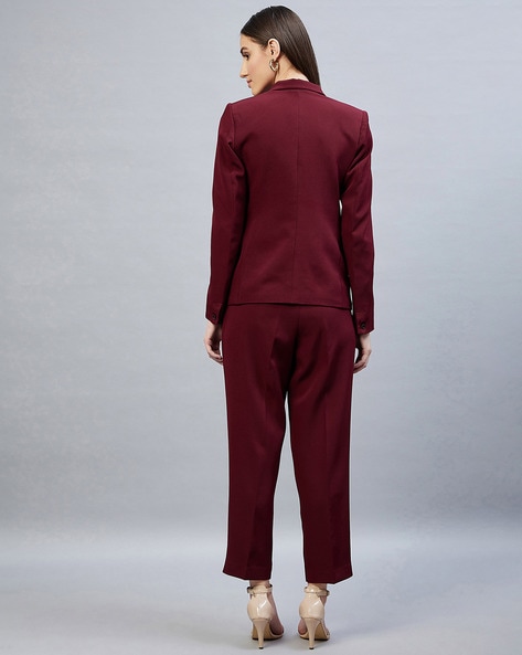 Ted Baker | Ted Baker Merlot Suit Trousers | Burgundy | House of Fraser