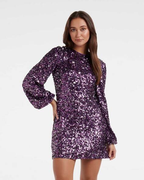 Buy Purple Dresses for Women by Forever New Online Ajio