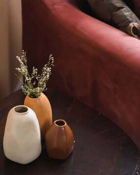 Set of 3 Ceramic Vases