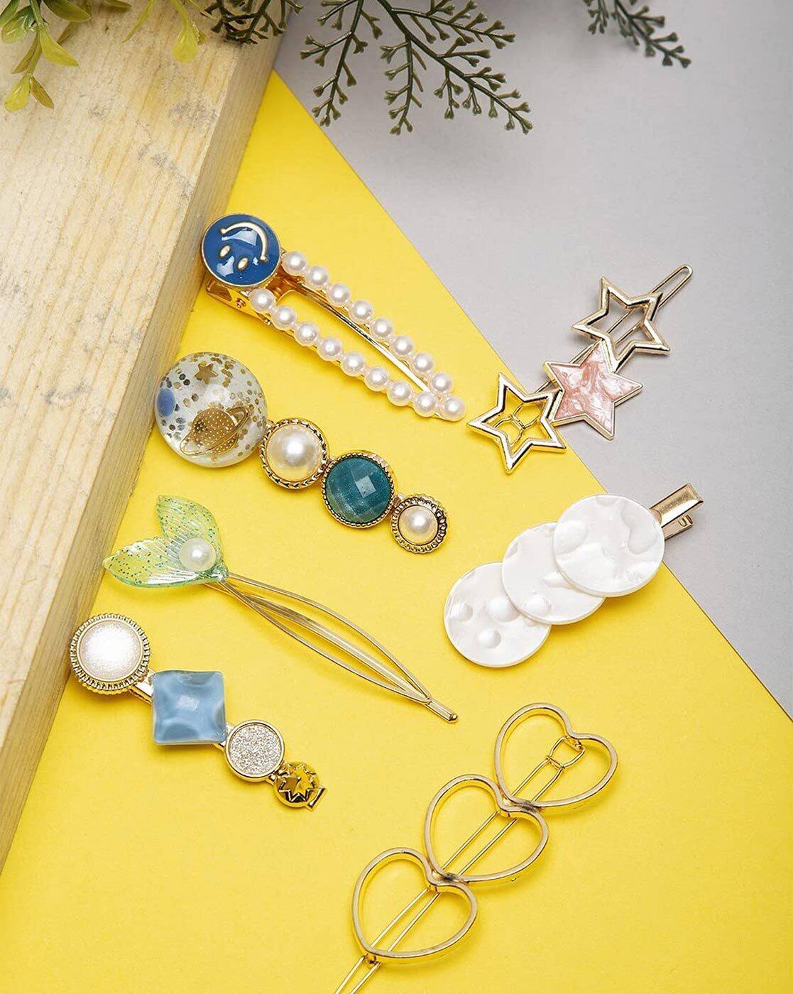 Buy Blue Hair Accessories for Women by Jewels galaxy Online | Ajio.com