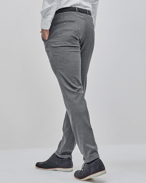 Grey Pants with Black Dress Shoes Outfits For Men 500 ideas  outfits   Lookastic