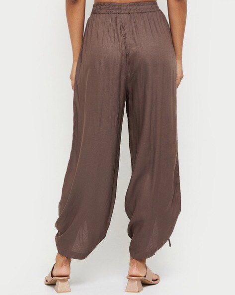 Wide-Leg Rayon Wrap Style Palazzo Striped Beach Pants - malisun