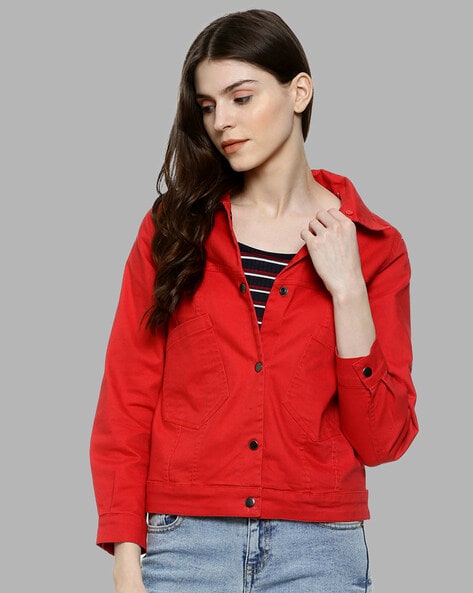 Buy Multi Color Windcheater Round Reversible Striped Jacket For Women by  All2Defy Online at Aza Fashions.