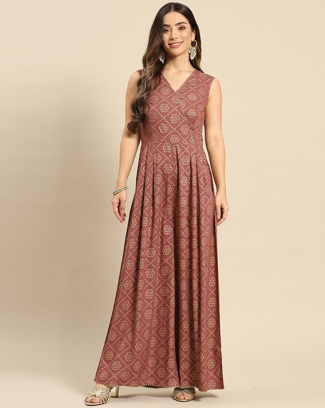 Buy FLORAL GARDENIA PINK JUMPSUIT for Women Online in India