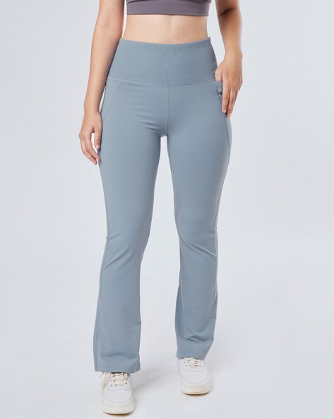 Buy BlissClub Grey High Waist The Ultimate Flare Pants for Women's Online @  Tata CLiQ
