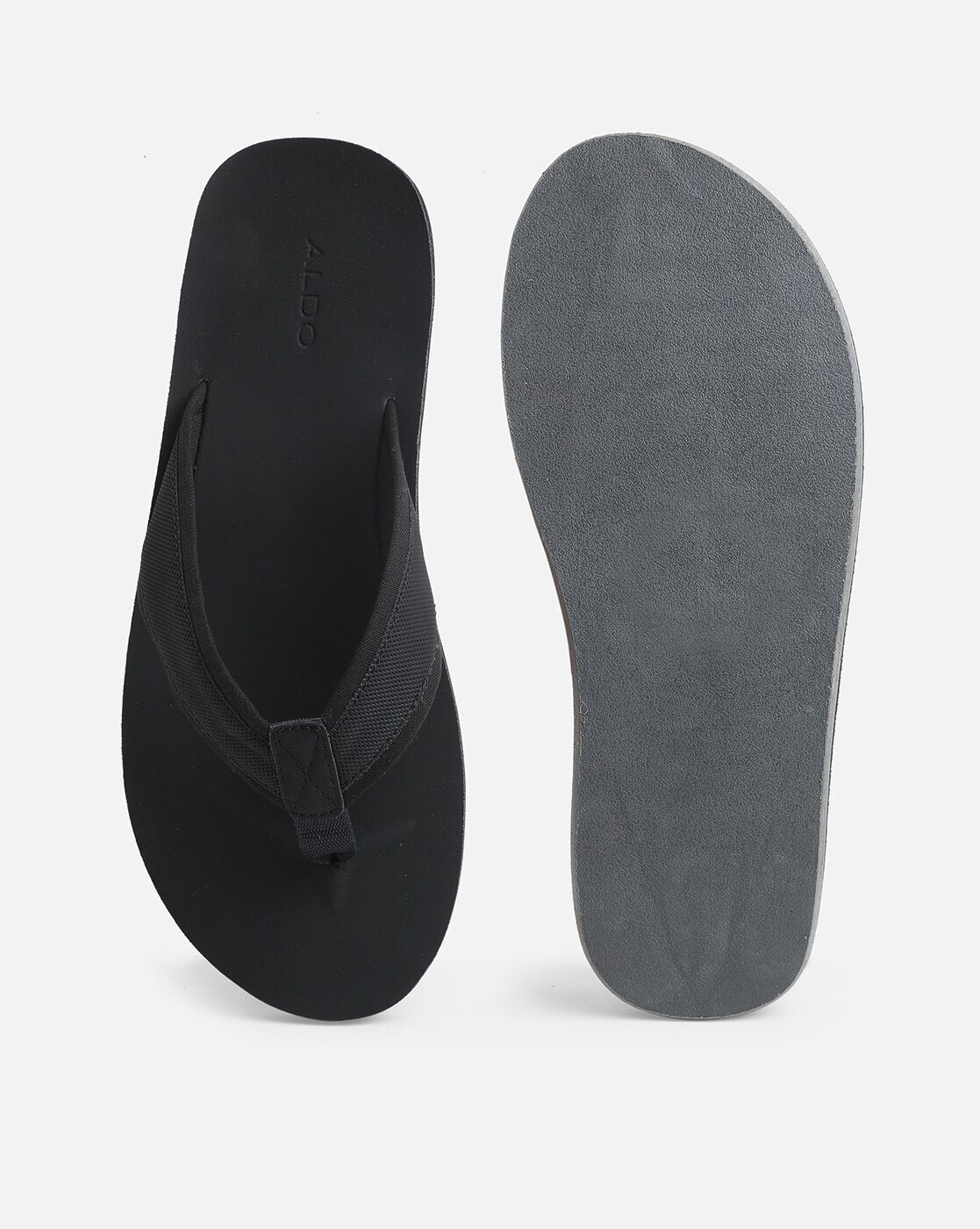 Buy Black Flip Flop Slippers for Men by Aldo Online Ajio