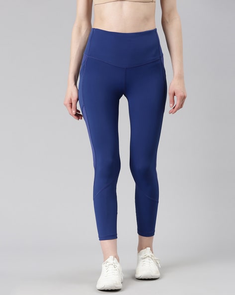 Panelled Sports Leggings with Insert Pockets
