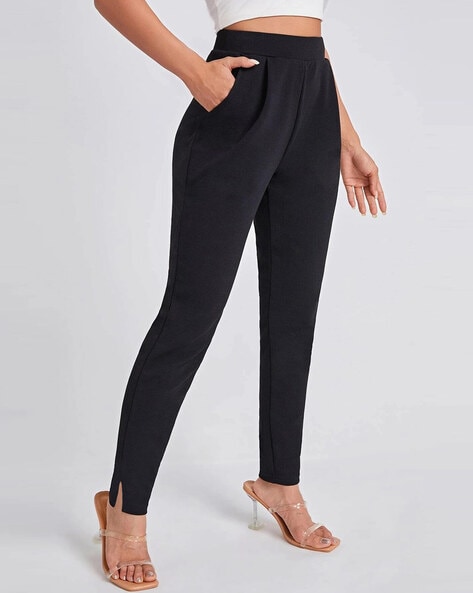 Buy Black Slim Pants Online - W for Woman