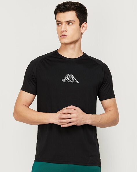 Facet Toepassen Persoonlijk Buy Black Tshirts for Men by Kappa Online | Ajio.com