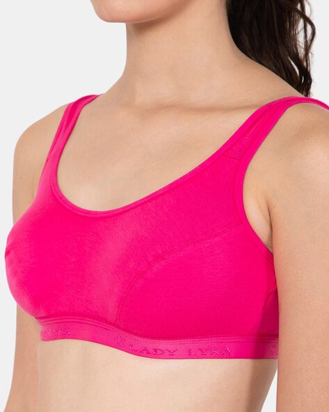 Buy Lady Lyka Padded Non Wired Medium Coverage T-Shirt Bra - Plum at Rs.374  online