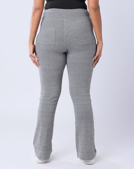 Buy ADDYVERO Women Grey Side Cut Trousers Online at Best Prices in India   JioMart