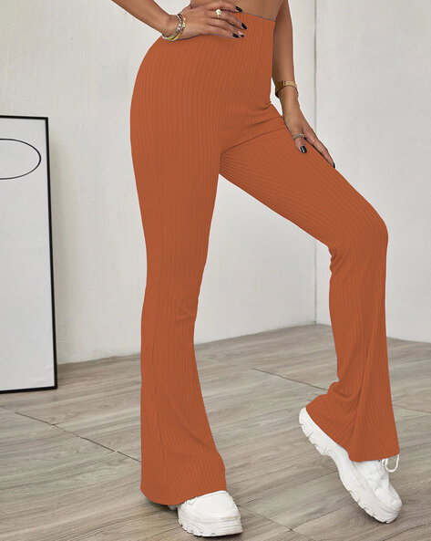 Buy Rust Trousers & Pants for Women by Sugathari Online