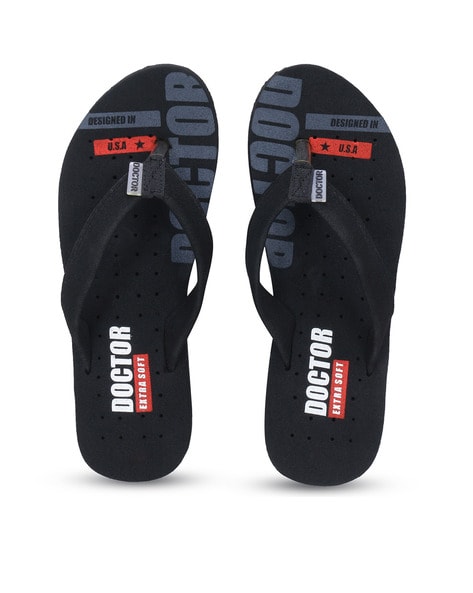 Buy Black Flip Flop & Slippers for Women by Doctor Extra Soft Online