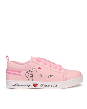 Buy Pink Casual Shoes For Girls By Shoetopia Online | Ajio.Com
