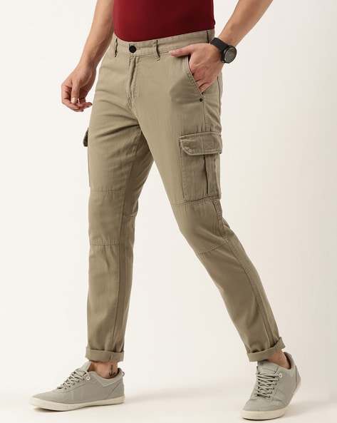 Q/S designed by Slim fit: cargo trousers - green (7929) - S