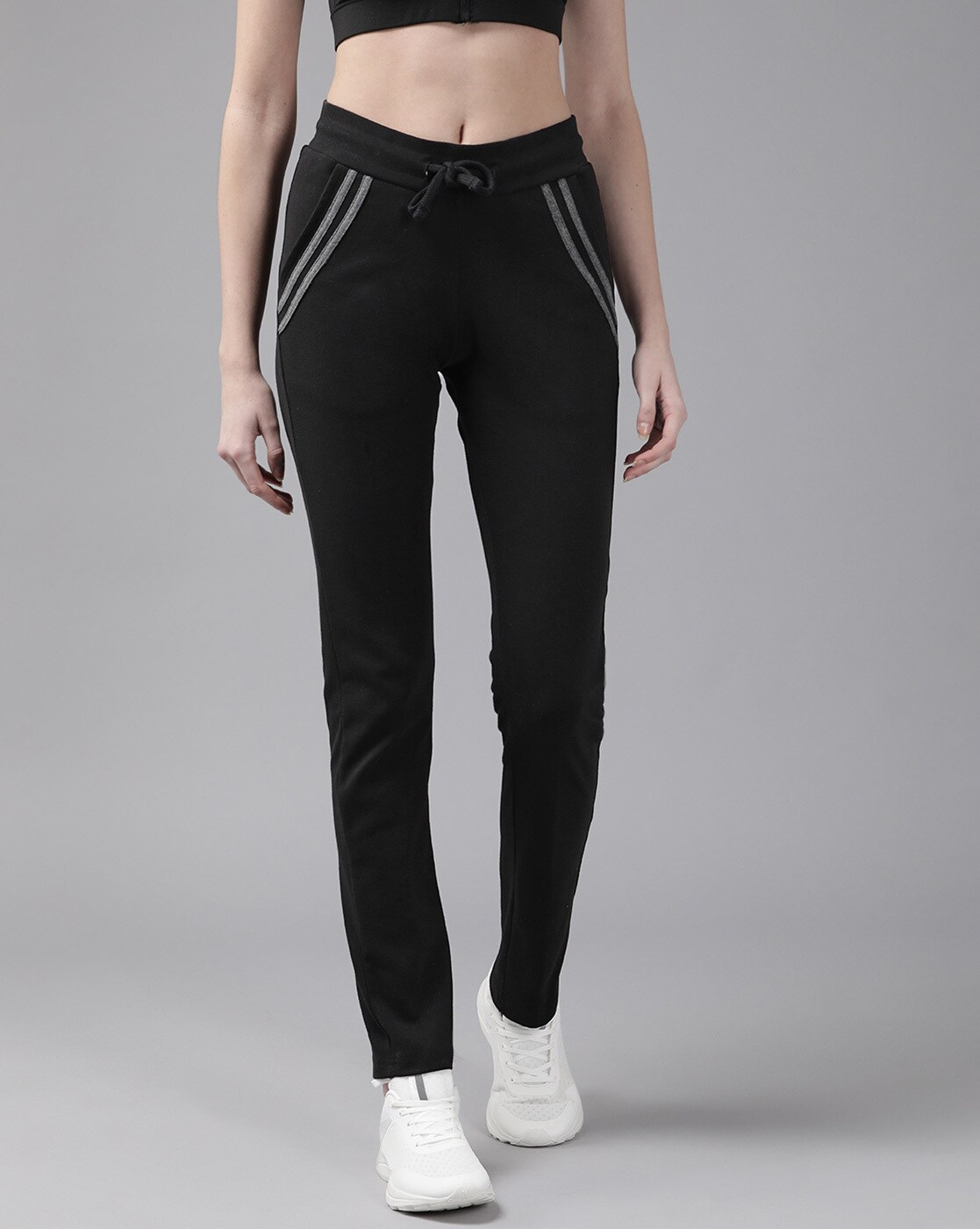 Buy Black Track Pants for Women by CAYMAN Online