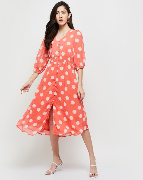 Buy CORAL Dresses for Women by MAX Online Ajio