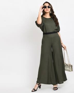 v&m Belted Round-Neck Jumpsuit-picture-40
