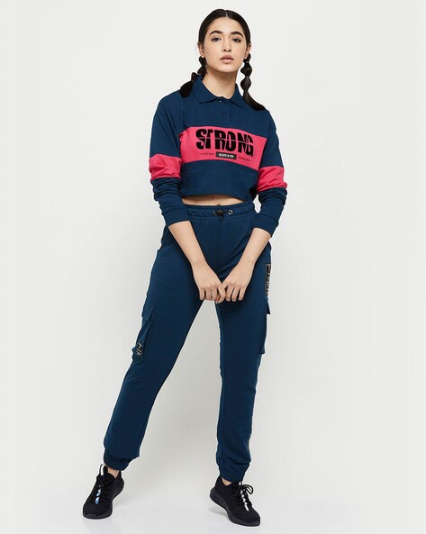 Buy Blue Track Pants for Women by max Online