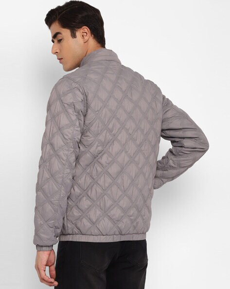 Check puffer jacket outlet mens