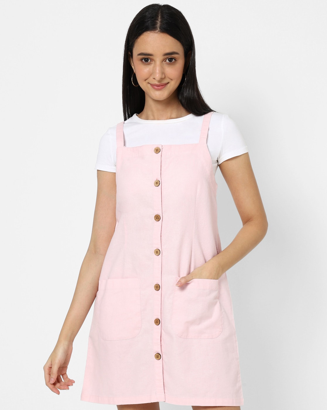 Pink pinafore clearance