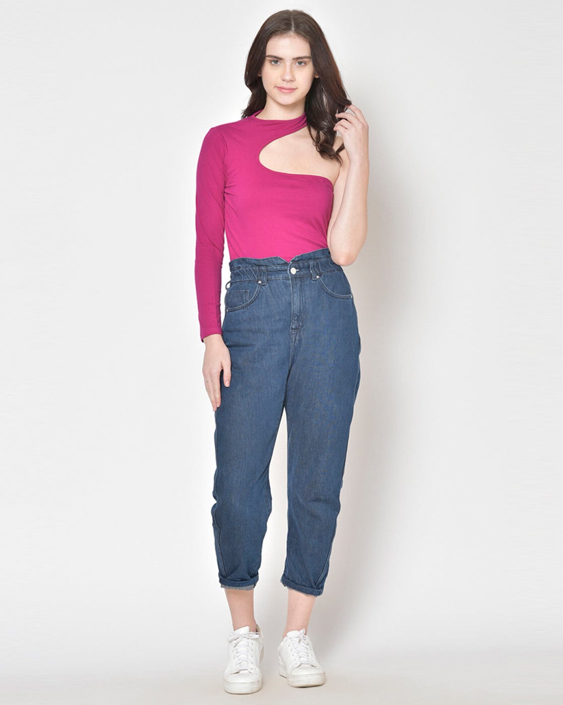 Buy Magenta Tops for Women by CATION Online