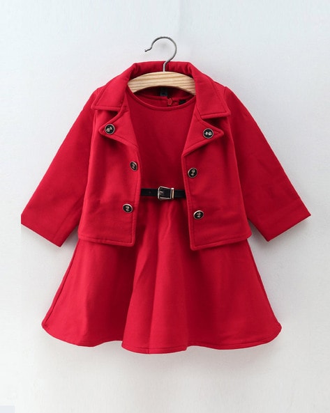 Red hot sale coat dresses