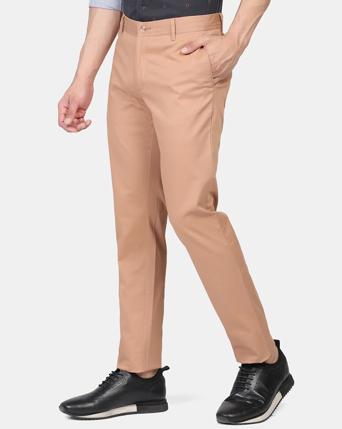 Blue Men Casual Trousers Blackberrys - Buy Blue Men Casual Trousers  Blackberrys online in India